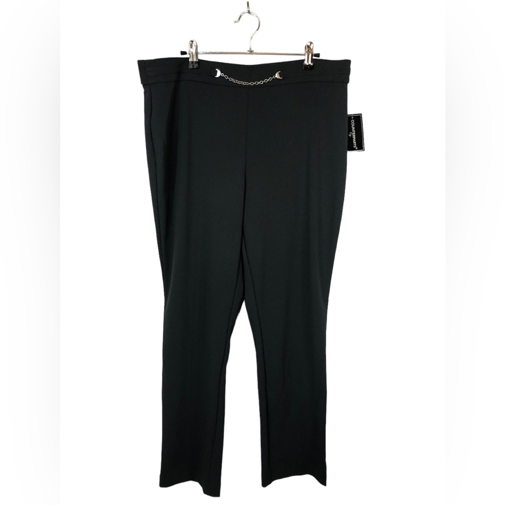 Counterparts Pull On Pant Dark Gray Decorative Chain